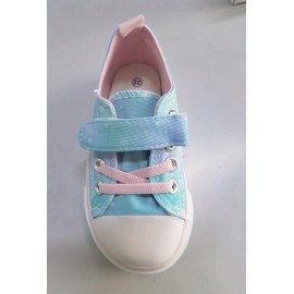 Girls Trendy Breathable Canvas Skate Shoes With Assorted Colors, Outdoor Low Top Anti-slip Flat Walking Sneakers