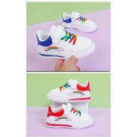 Girl's Trendy Soft Sole Skate Shoes, Comfy Non Slip Casual Breathable Sneakers For Kids Outdoor Activities