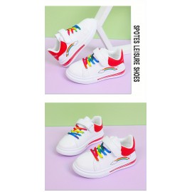 Girl's Trendy Soft Sole Skate Shoes, Comfy Non Slip Casual Breathable Sneakers For Kids Outdoor Activities