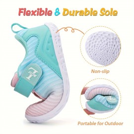 Barefoot Shoes Toddler Sneakers Boys Girls Lightweight Shoes Knit Kids Walking Shoes For Indoor Outdoor