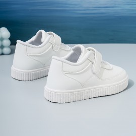 Casual Comfortable Solid Color Low Top Sneakers For Girls, Wear-resistant Non-slip Skateboard Shoes For All Seasons