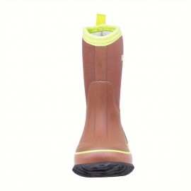 Simple And Versatile Rain Boots For Boys And Girls, Outdoor Waterproof And Breathable High Boots, Wading Shoes Along The River.