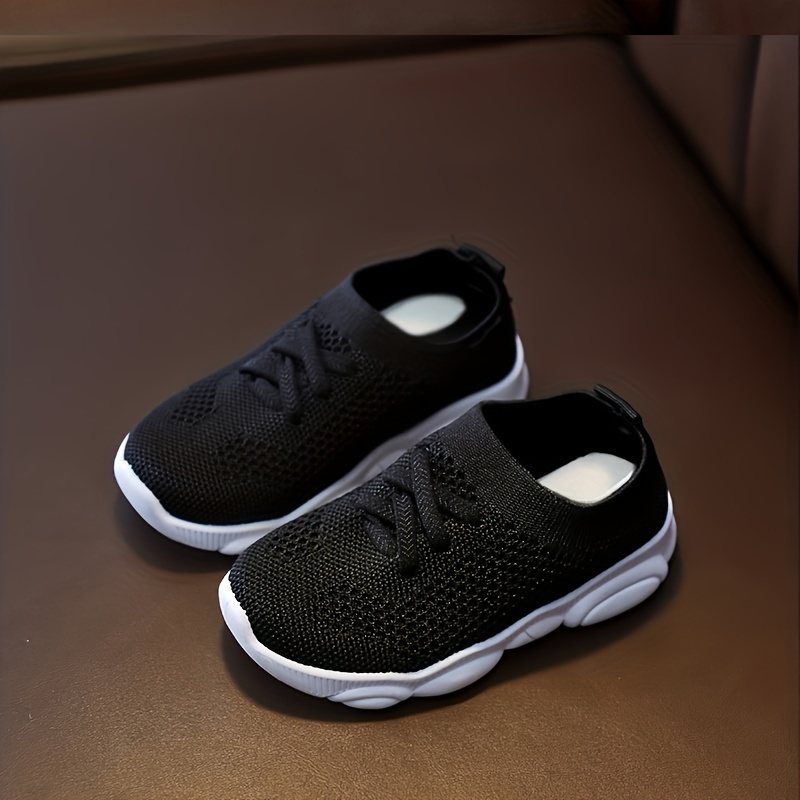 boys girls trendy knitted breathable lightweight comfy running shoes spring and summer details 2