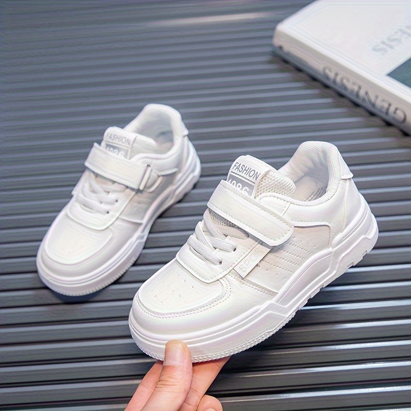 casual comfortable solid color low top sneakers for girls breathable wear resistant skateboard shoes for   autumn details 5