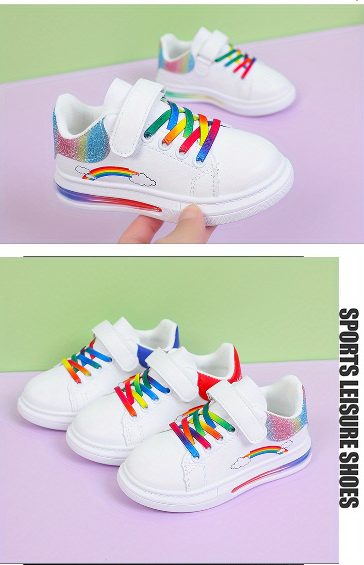 girls trendy soft   shoes comfy non slip casual breathable sneakers for kids outdoor activities details 7